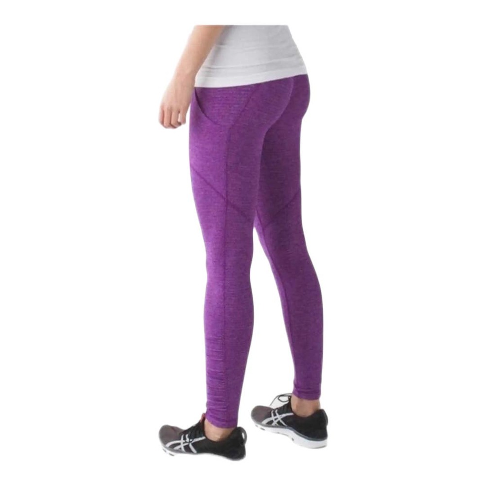 Lululemon Speed tight IV Heathered Herrinbone Tender Violet size 2